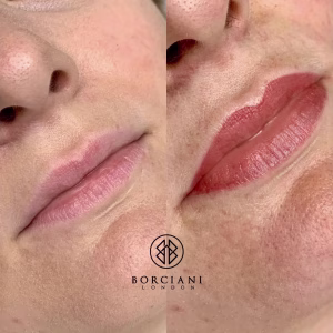 Lip Blush Treatment Before and after